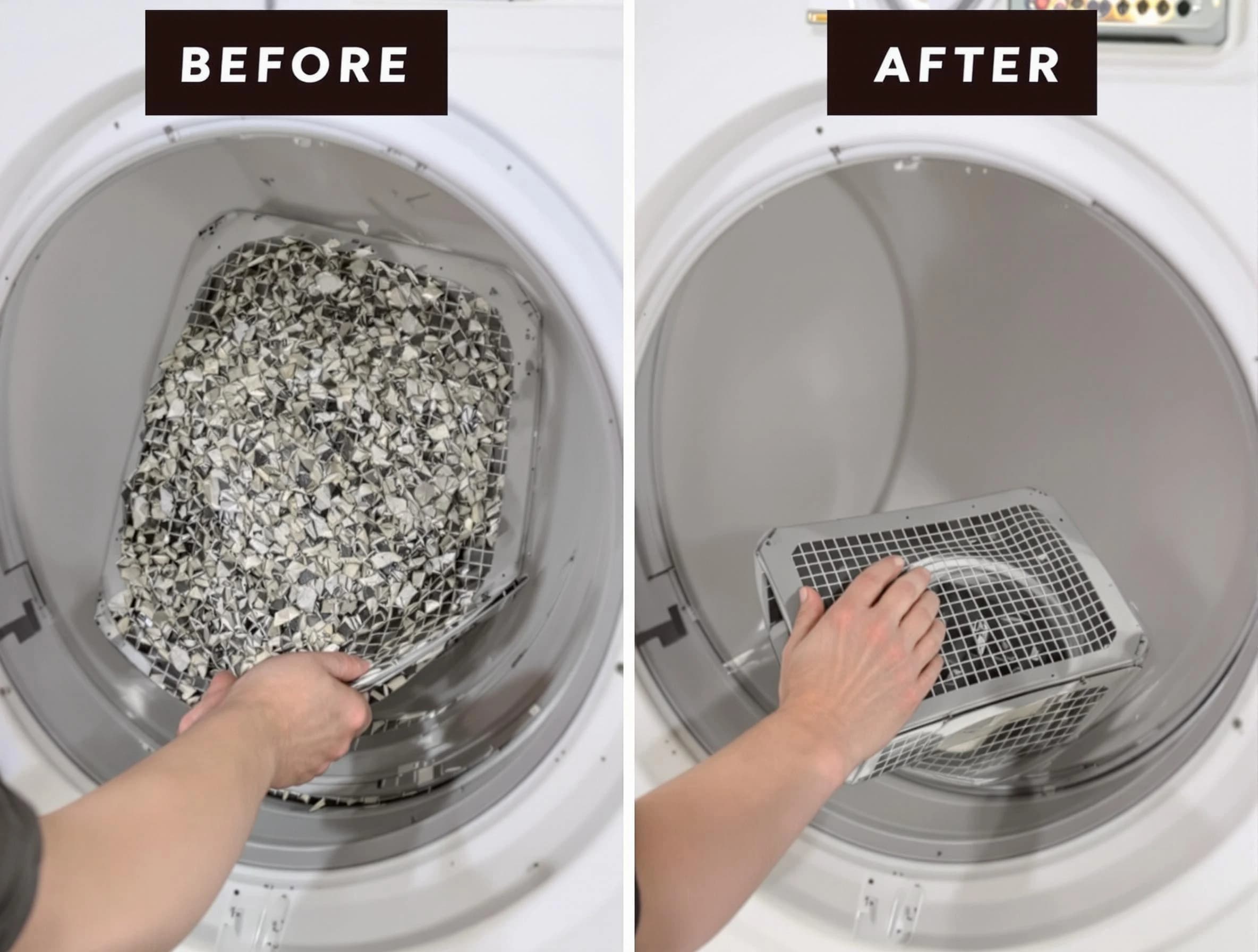 Professional lint trap cleaning by Springville Dryer Vent Cleaning in Springville