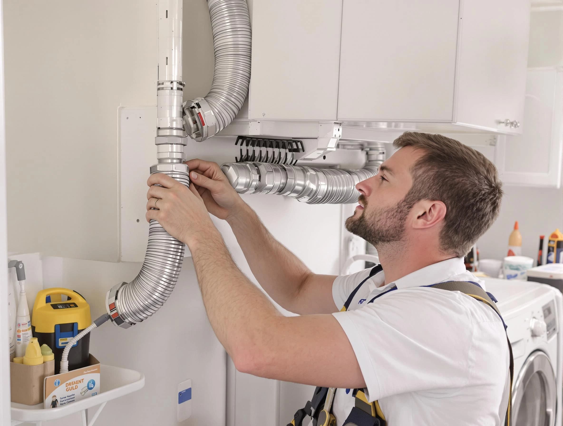 Professional dryer vent repair and installation by Springville Dryer Vent Cleaning in Springville