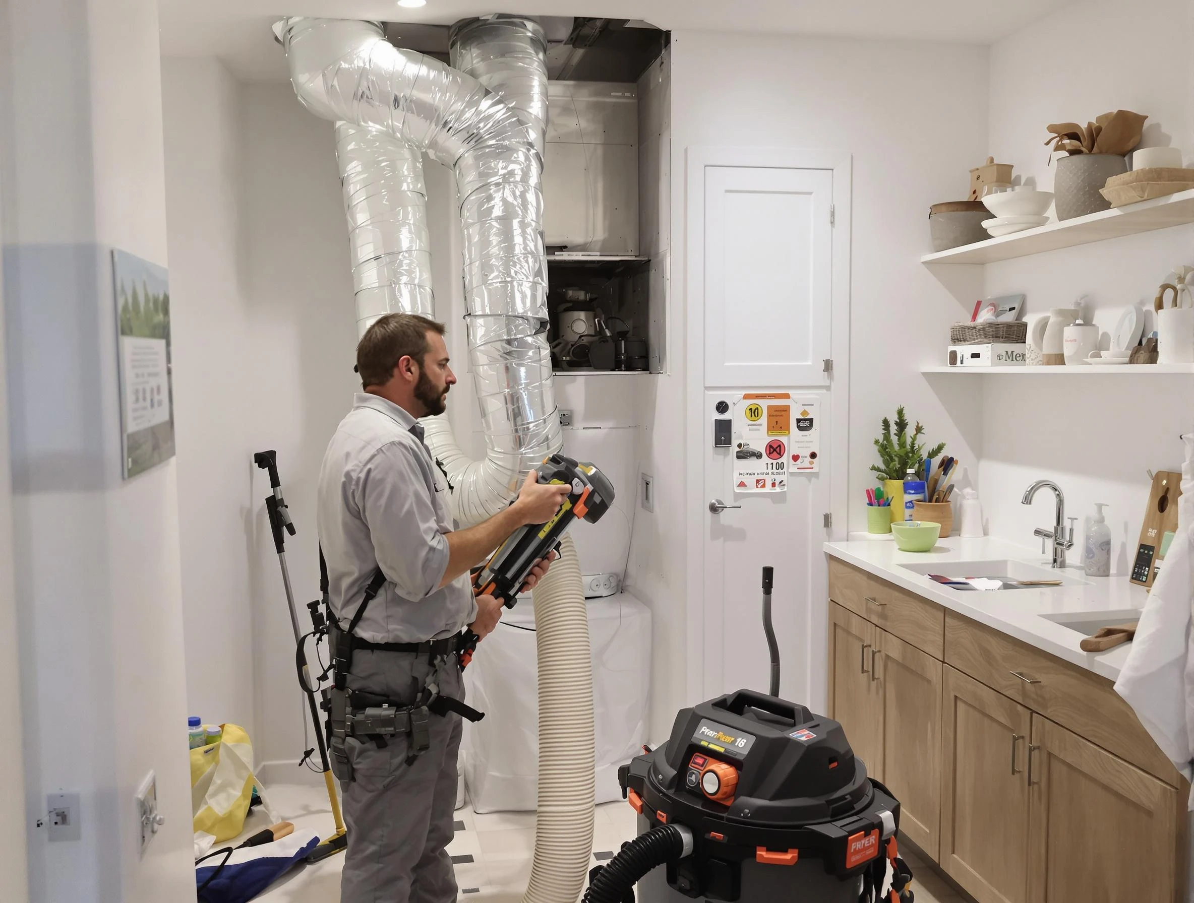 Clogged Dryer Vent Cleaning in Springville