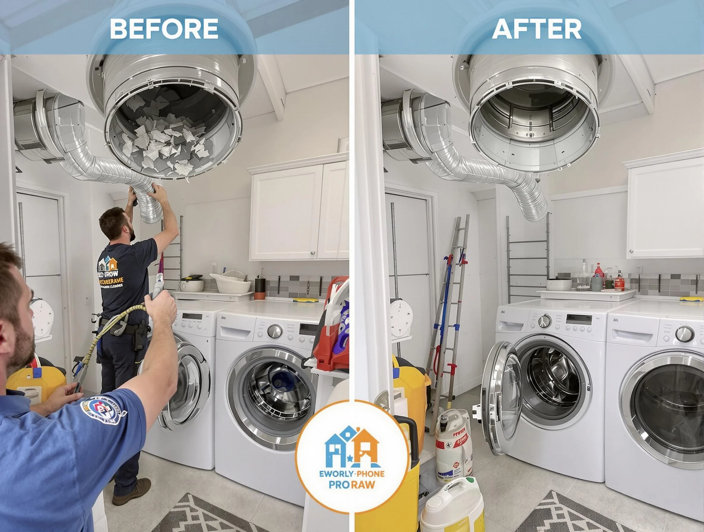 Residential dryer vent cleaning by Springville Dryer Vent Cleaning in Springville